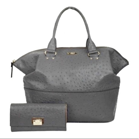 kate spade Handbags - Kate Spade Windsor Blaine Tote Gray Leather